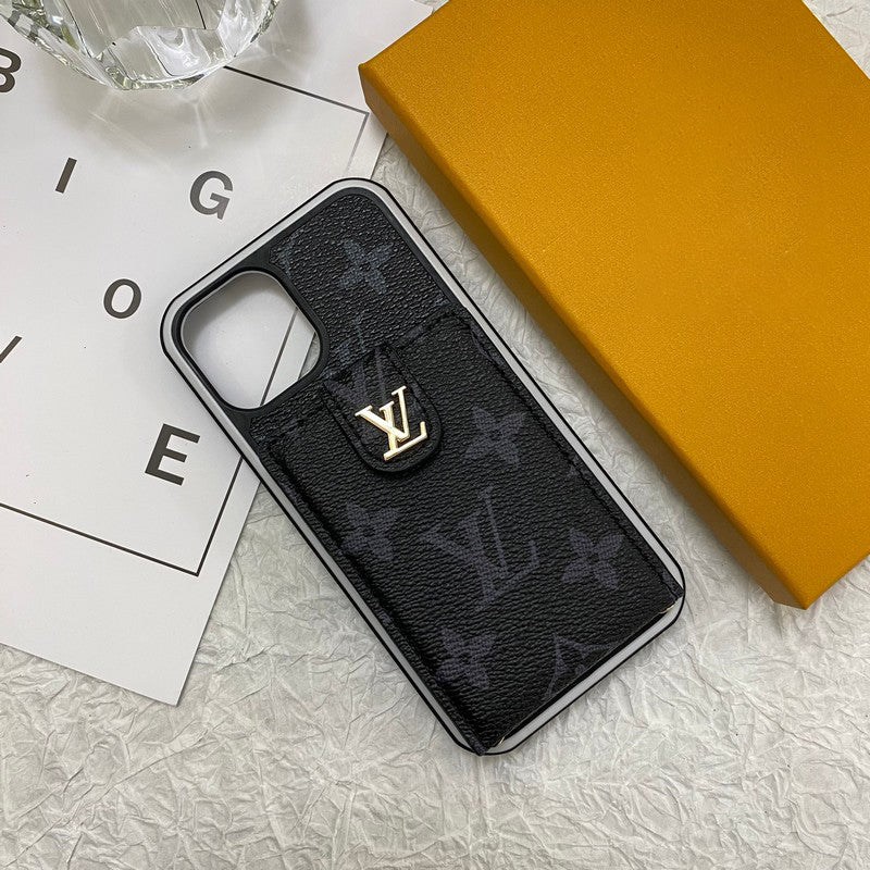 Custodia per iPhone di lusso con custodia per carte