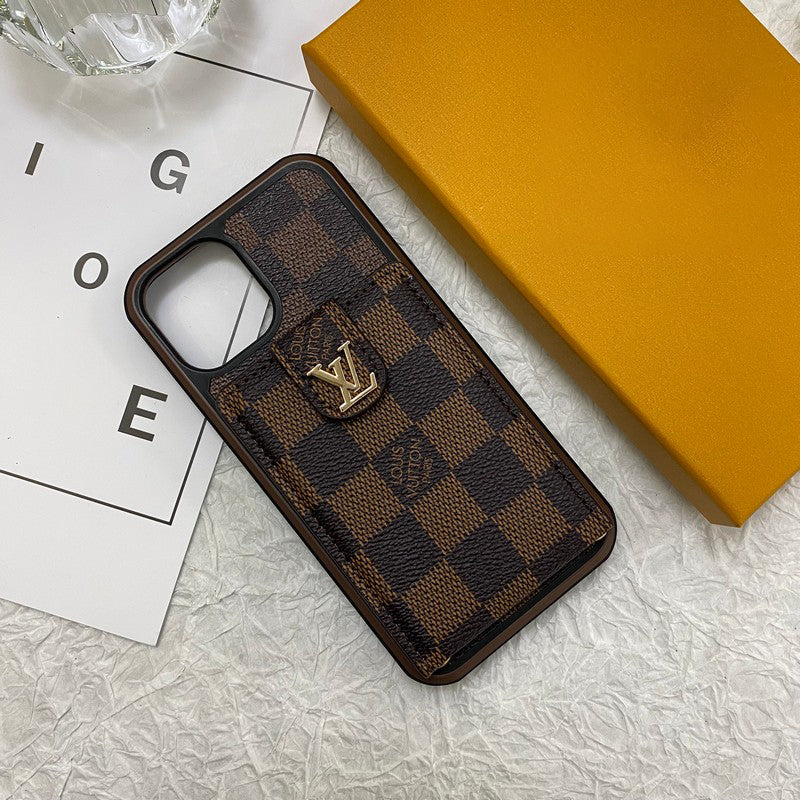 Custodia per iPhone di lusso con custodia per carte