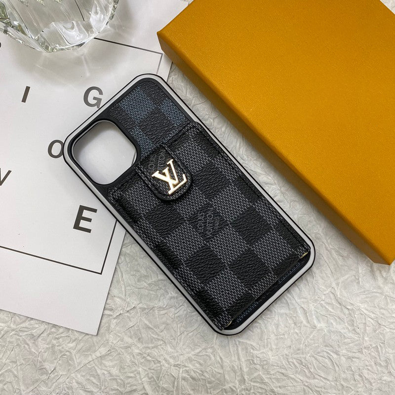 Custodia per iPhone di lusso con custodia per carte