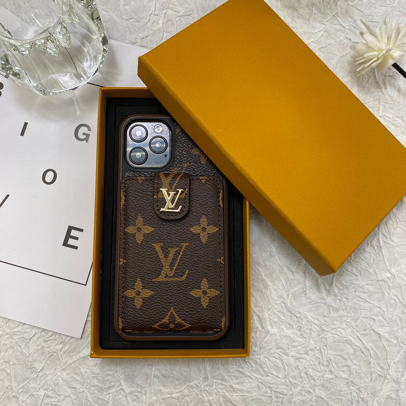 Custodia per iPhone di lusso con custodia per carte