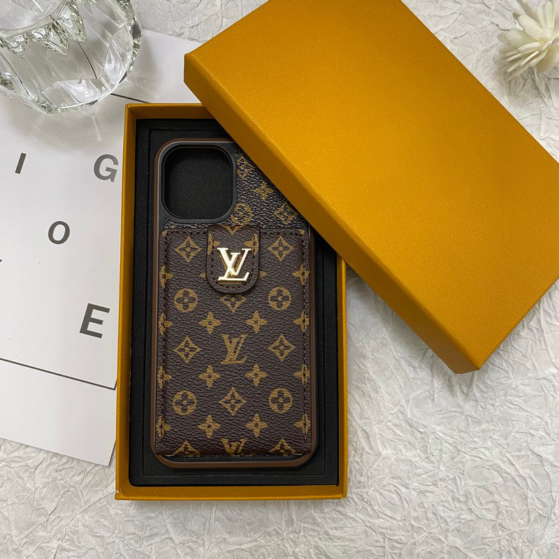 Custodia per iPhone di lusso con custodia per carte