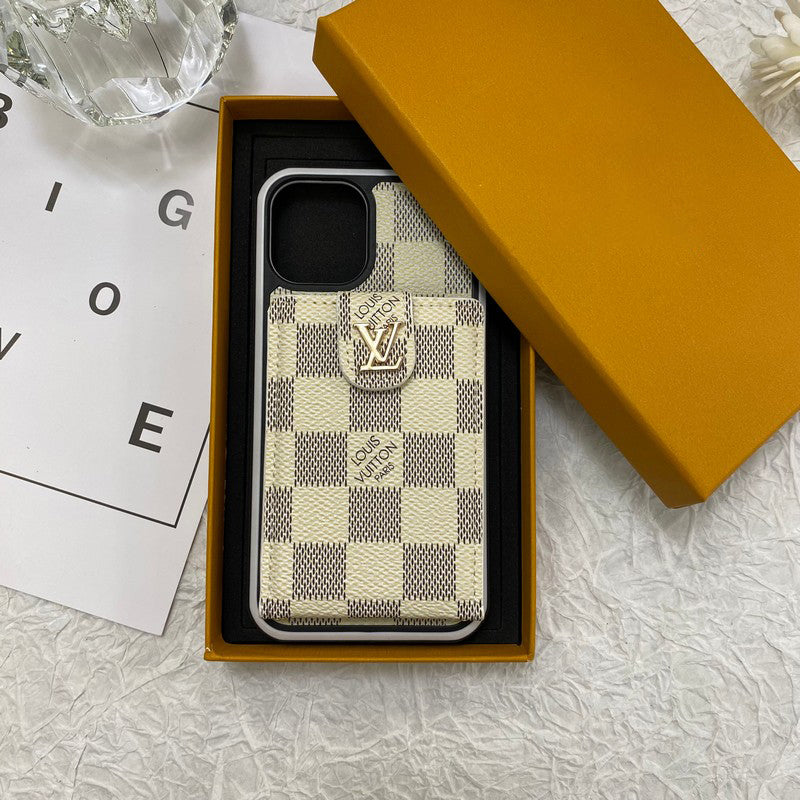 Custodia per iPhone di lusso con custodia per carte