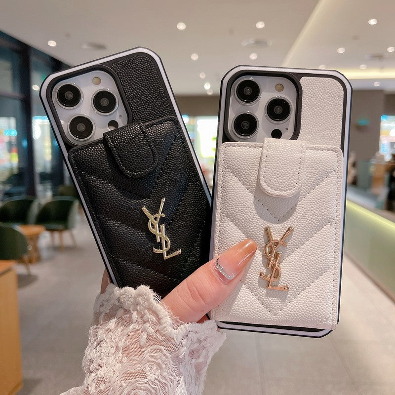 Saint Card Bag iPhone-Hülle aus farbigem Leder