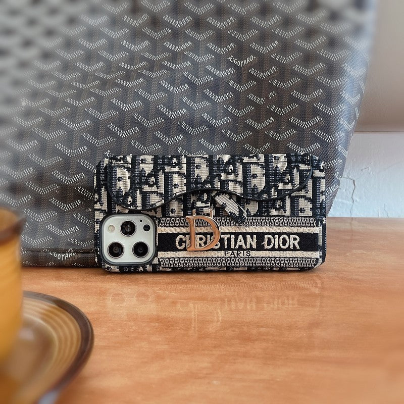 Faisean Dubh & Mála Cárta Fabraic Liath Cás iPhone