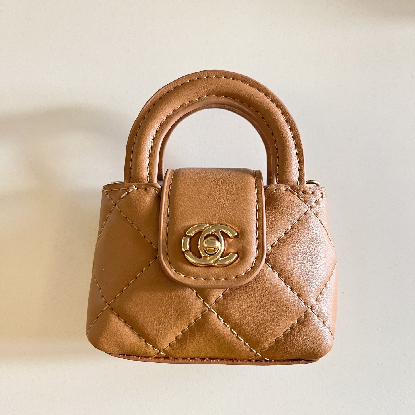 Cute Mini Handbag Style AirPods Case with Chain Strap