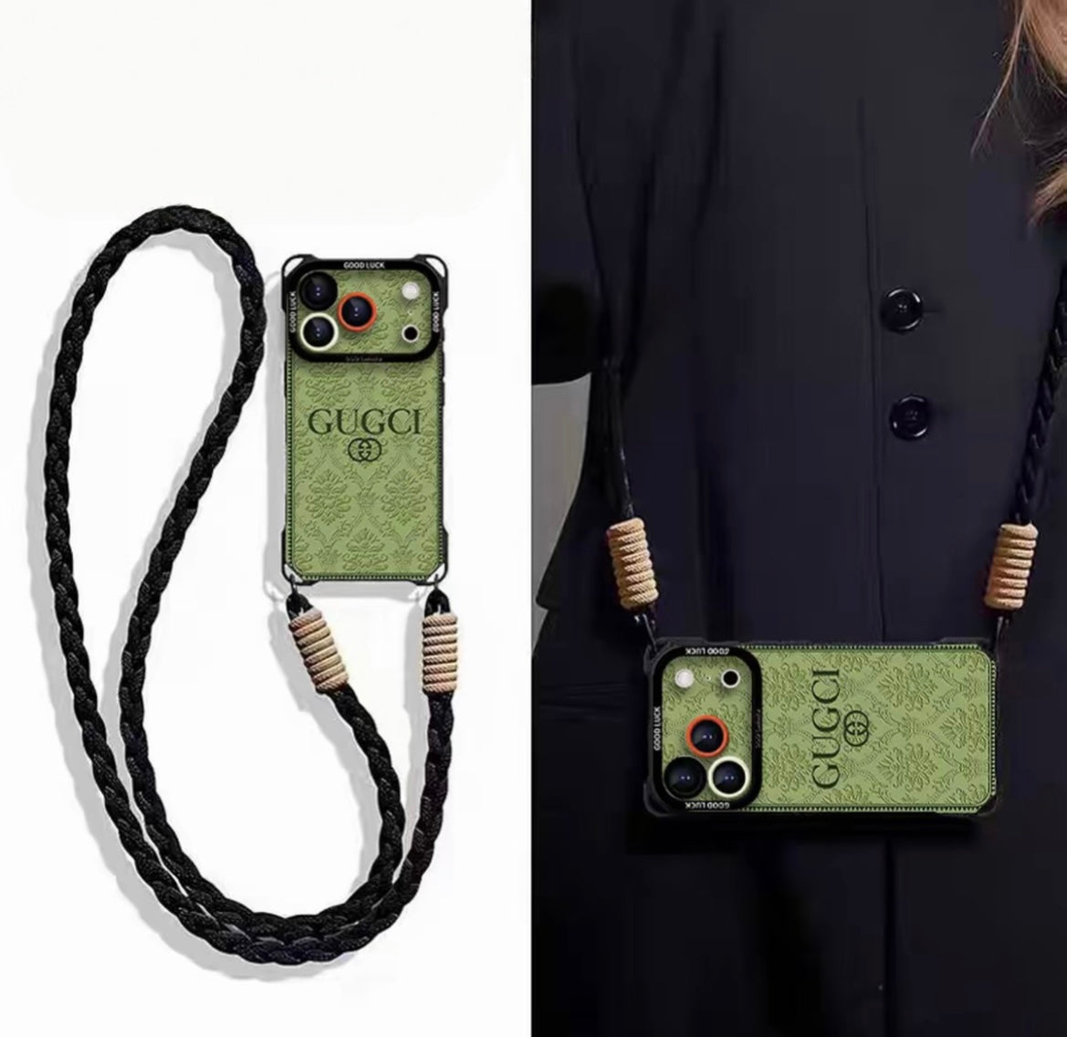 Leather Phone Case Handheld & Crossbody Design · iPhone 17 New Release