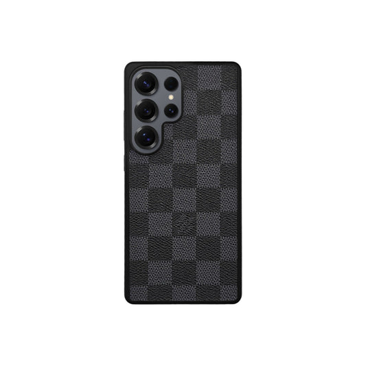 Checked Up Black Case | Samsung