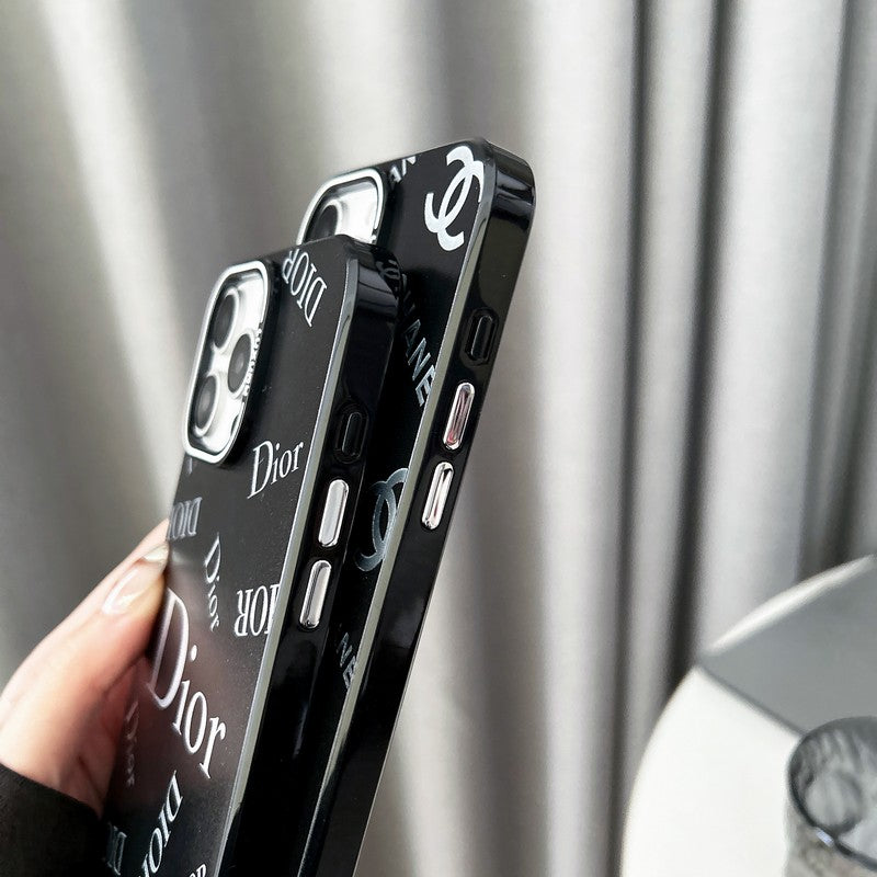 Módní černé pouzdro na iPhone