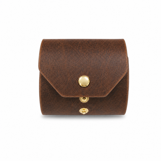 KAKAVY Handcrafted Leather Cash Wrap Wallet - Slim, Minimal, Essential leather wallet detail photo 2