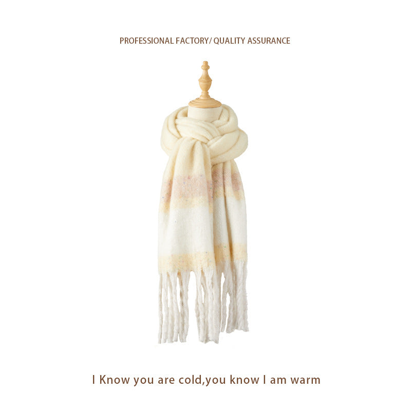 Warmth Without the Bulk — Your Everyday Mohair Winter Scarf