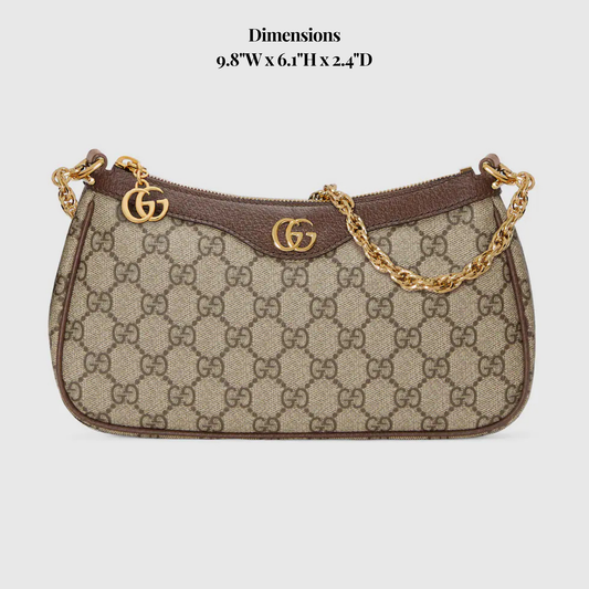 حقيبة كتف قماش منقوشة