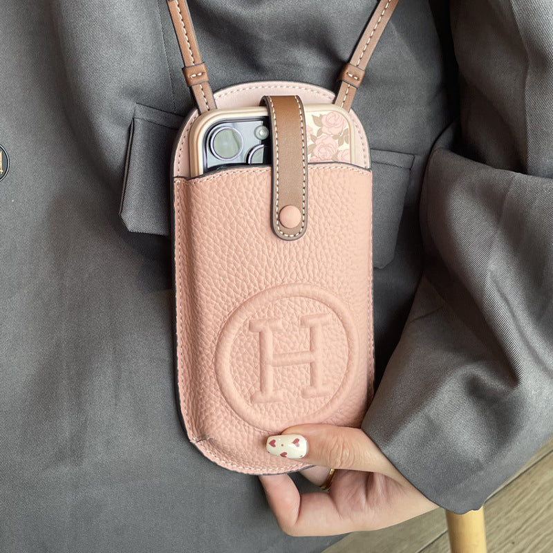 Minimal Leather Phone Bag — Carry Light, Move Free
