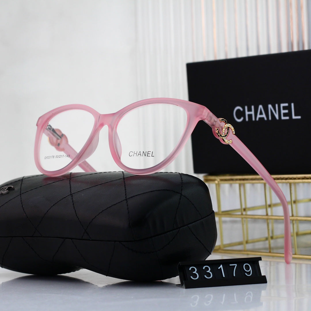 نظارات عين القطة ذات الشعار المعدني الماسي