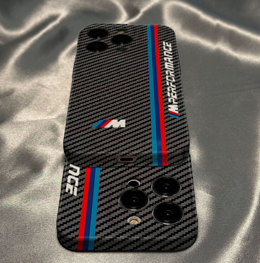 BMW Carbon Fiber Sport Phone Case | iPhone 17 Series