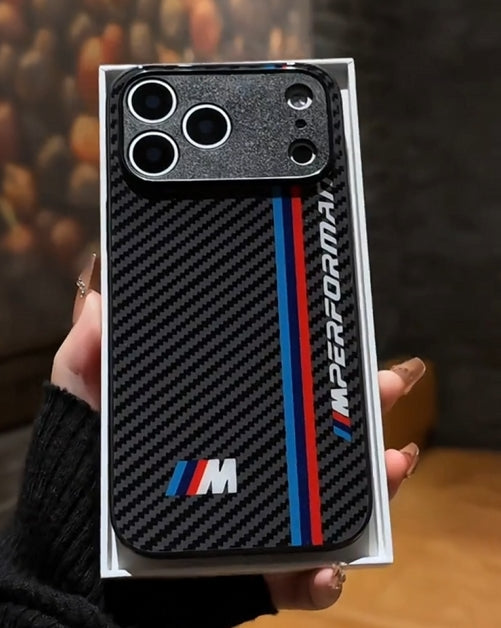 BMW Carbon Fiber Sport Phone Case | iPhone 17 Series