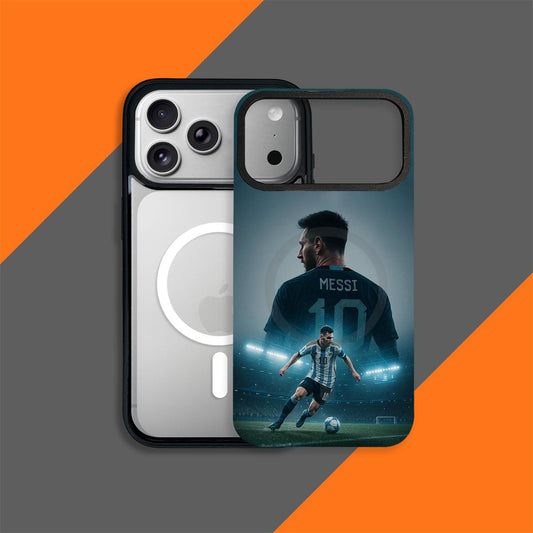 Funda magnética para teléfono Football Legends: TPU suave a prueba de golpes con parte posterior intercambiable