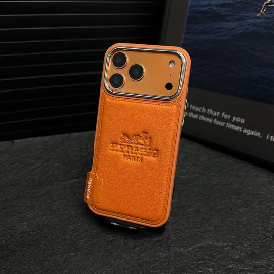 Luxury Leather Flip Case – Premium Lens Protection