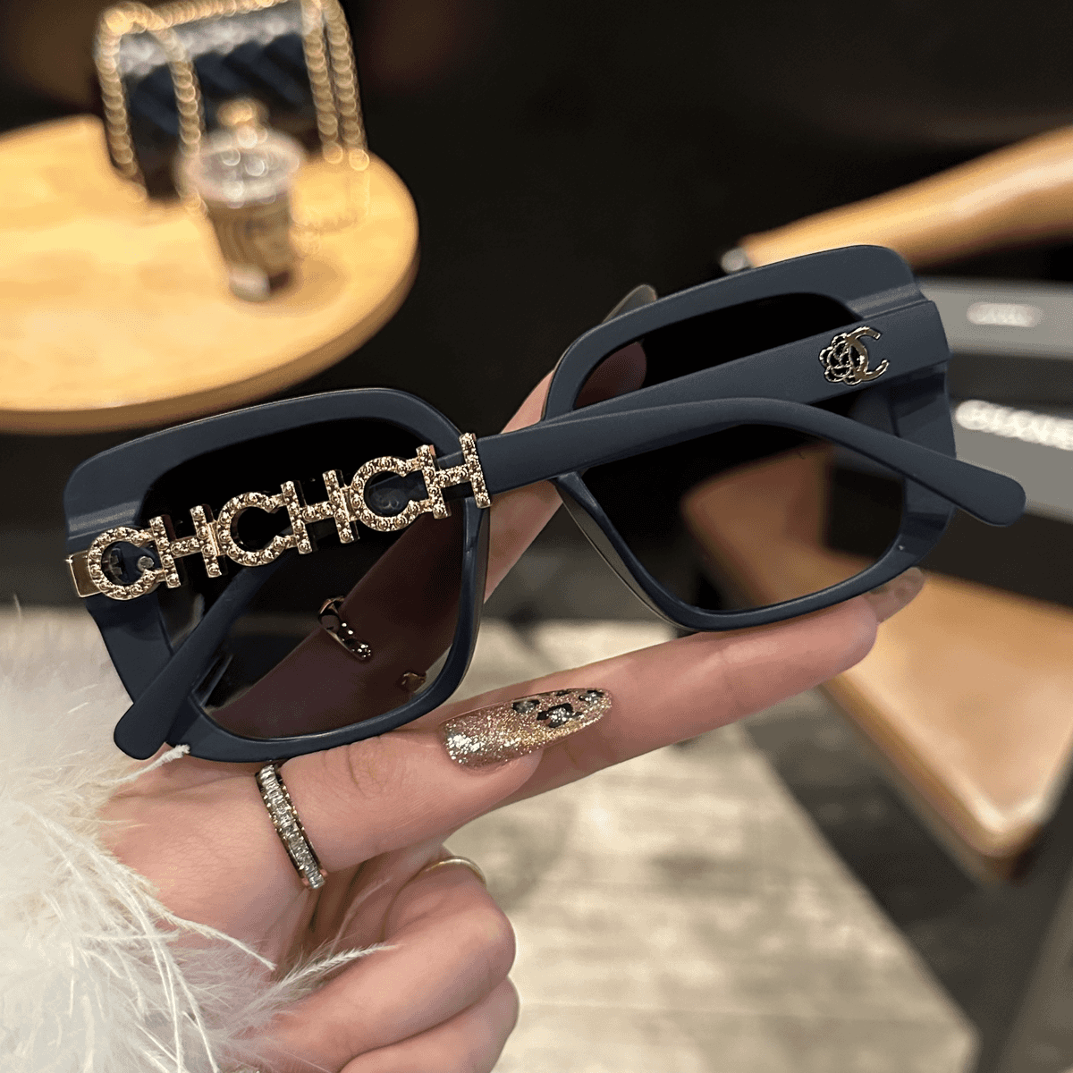 Op maat gemaakte luxe HD gepolariseerde zonnebril voor dames - UV-bescherming voor autorijden en reizen