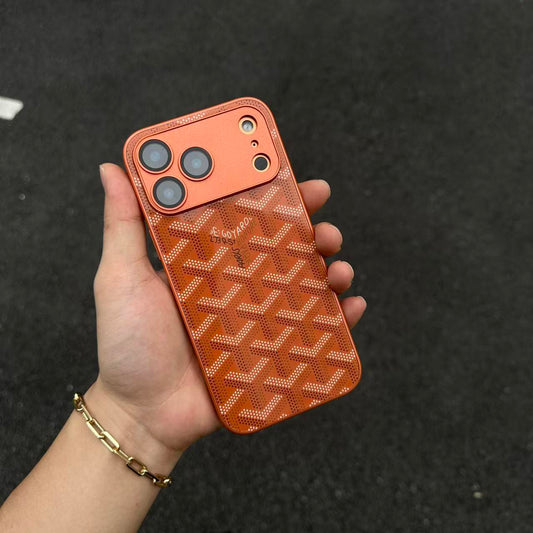 Vinilo o funda para iPhone Monograma geométrico de lujo G-Y