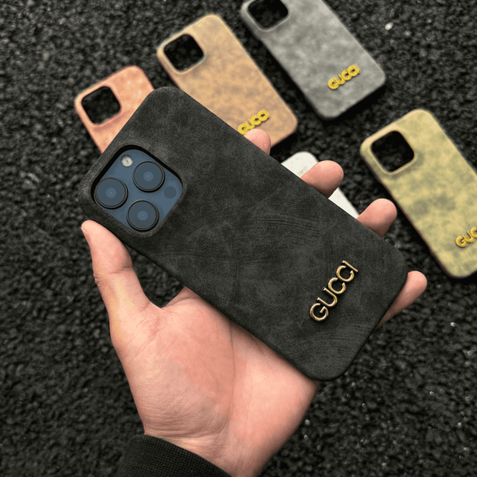 Funda clásica para iPhone estilo gamuza vintage