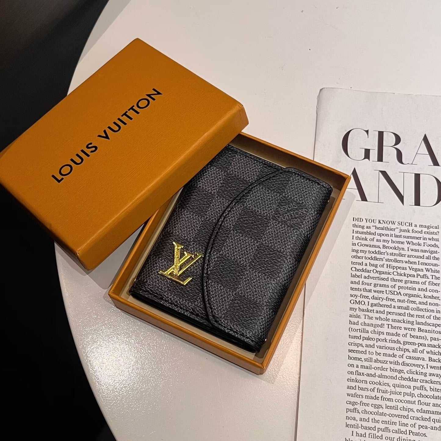 Luxe Lou & GG-geïnspireerde collectie compacte portemonnees met monogram