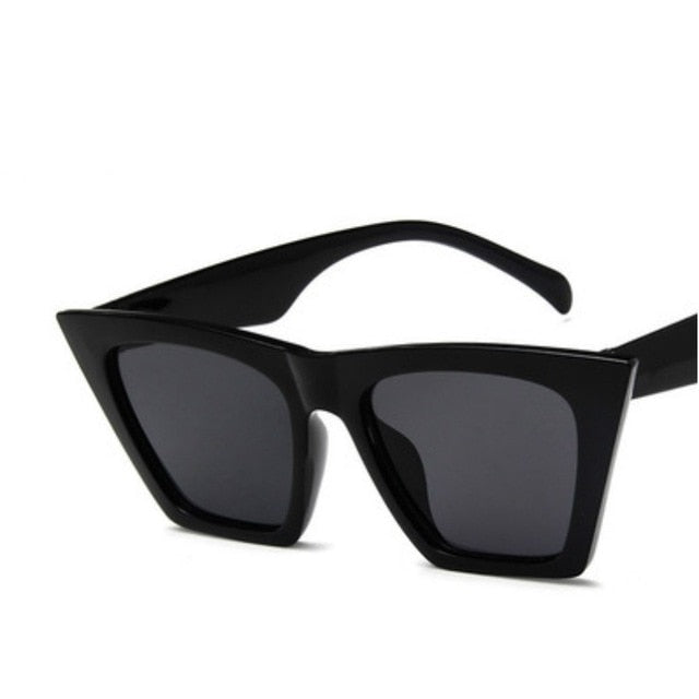nuovi occhiali da sole di marca Occhiali quadrati Occhi di gatto personalizzati Occhiali da sole colorati tendenza occhiali da sole versatili tenda uv400