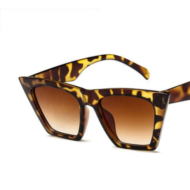 nuovi occhiali da sole di marca Occhiali quadrati Occhi di gatto personalizzati Occhiali da sole colorati tendenza occhiali da sole versatili tenda uv400