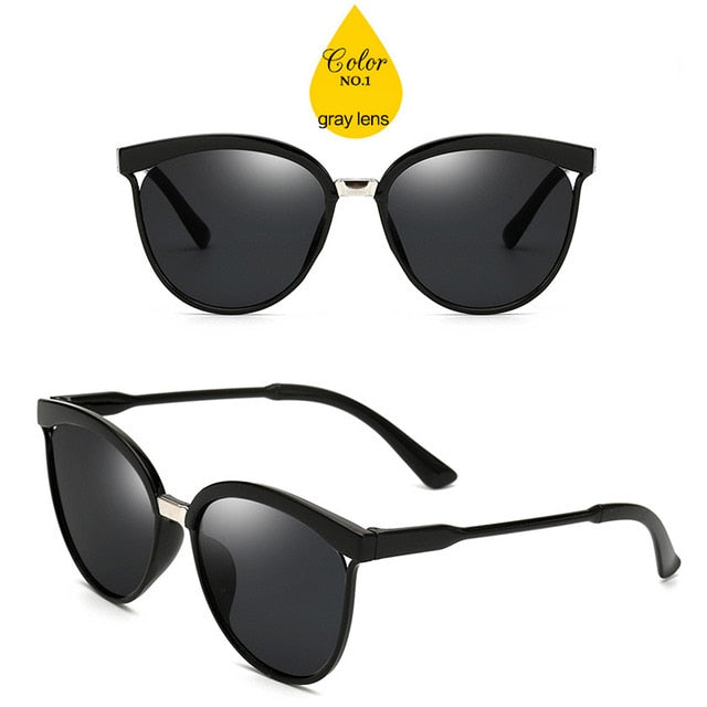 LeonLion Godis Varumärke Designer Cat Eye Solglasögon Dam Lyxiga Plast Solglasögon Klassiska Retro Utomhus Oculos De Sol Gafas