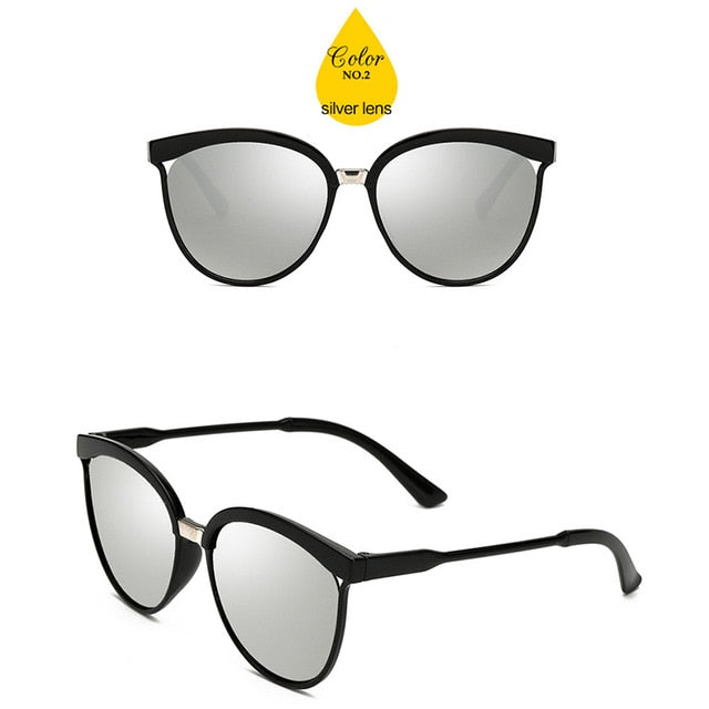 LeonLion Godis Varumärke Designer Cat Eye Solglasögon Dam Lyxiga Plast Solglasögon Klassiska Retro Utomhus Oculos De Sol Gafas