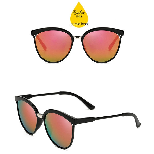 LeonLion Godis Varumärke Designer Cat Eye Solglasögon Dam Lyxiga Plast Solglasögon Klassiska Retro Utomhus Oculos De Sol Gafas