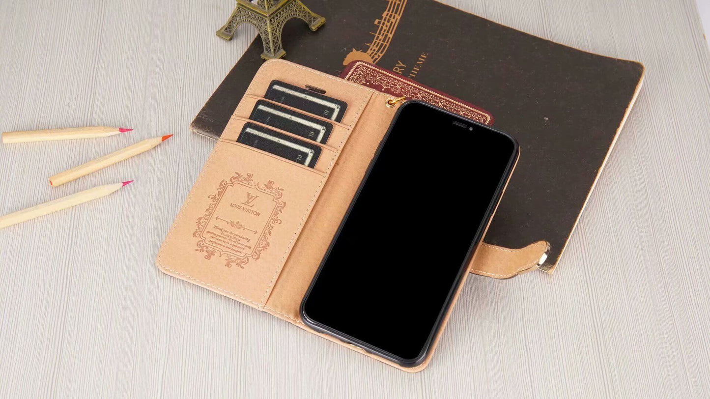 삼성 루 모노그램 지갑 케이스 – 블랙 체커보드